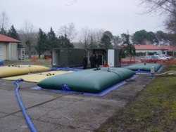 Citerne souple pour eau potable. Citerne souple pour eau potable.