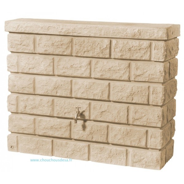 Réservoir mural Rocky 400L Garantia avec robinet et collecteur Réservoir mural Rocky 400L Garantia avec robinet et collecteur
