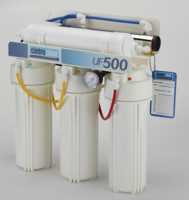 Les cintroclear UF 400 et UF 500 utilisent l'ultrafiltration pour traiter les eau