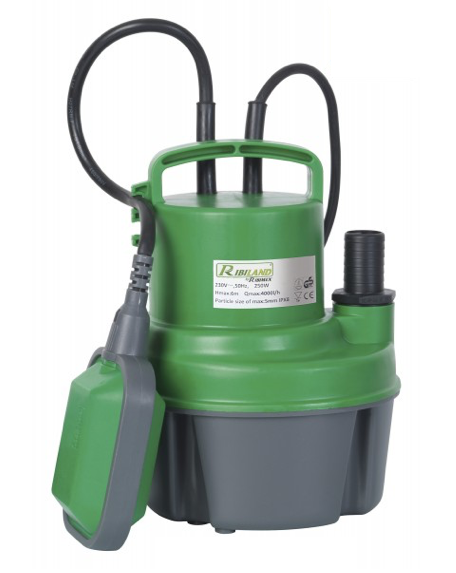 Pompe immergée vide-cave automatique 250 W avec flotteur Ribiland Pompe immergée vide-cave automatique 250 W avec flotteur Ribiland