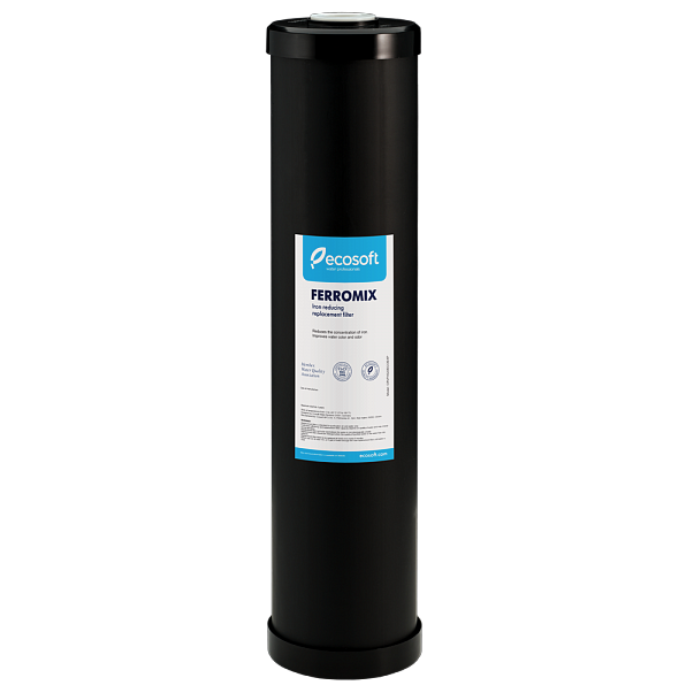 filtre ferromix 20 pouces BIG Ecosoft pour la contamination de fer dans l'eau filtre ferromix 20 pouces BIG Ecosoft pour la contamination de fer dans l'eau